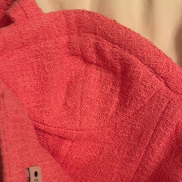 Zara Tweed Pink Bustier Crop Top size Medium - Picture 5 of 5